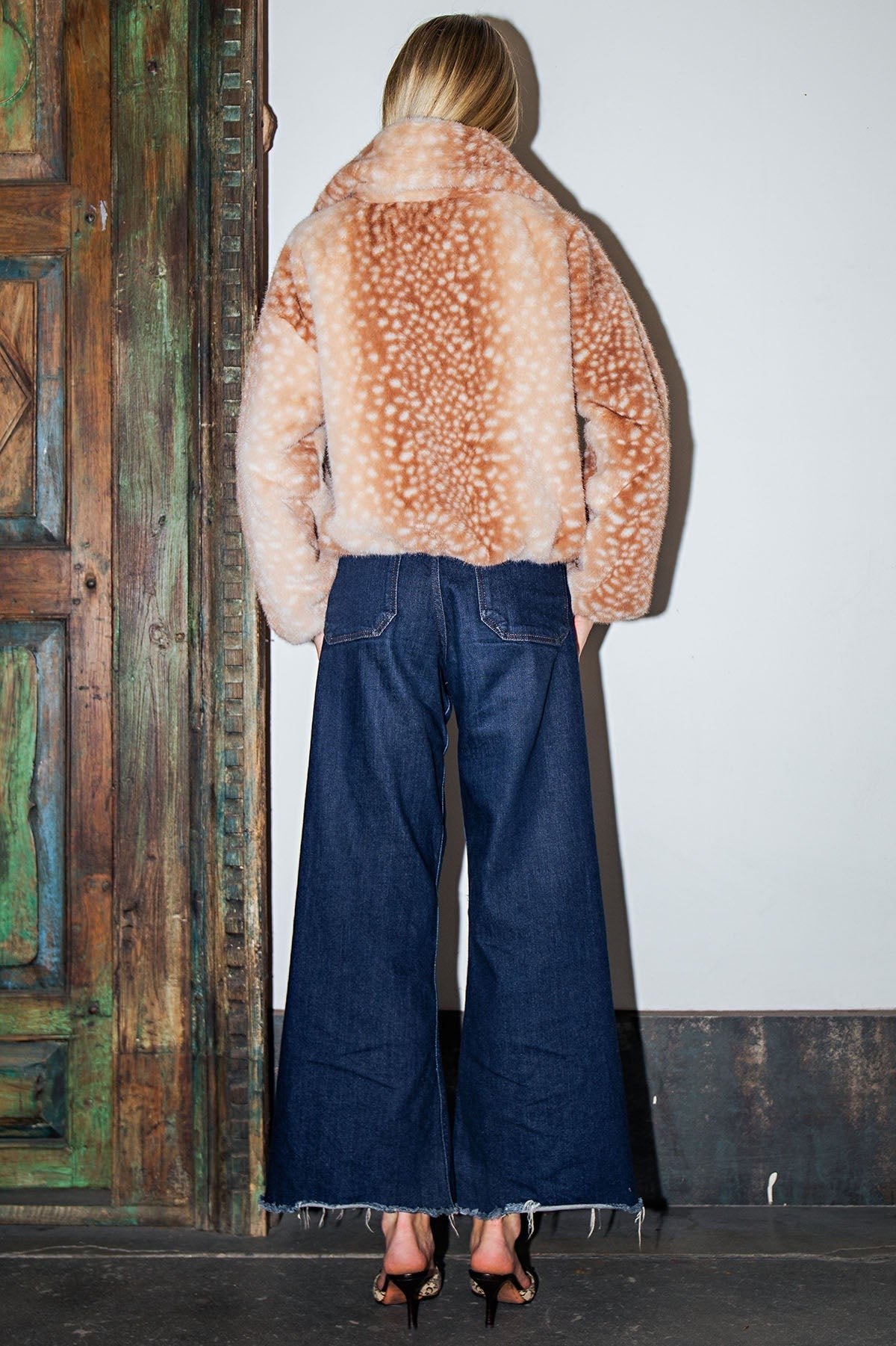 BAMBI FAUX CROPPED JACKET