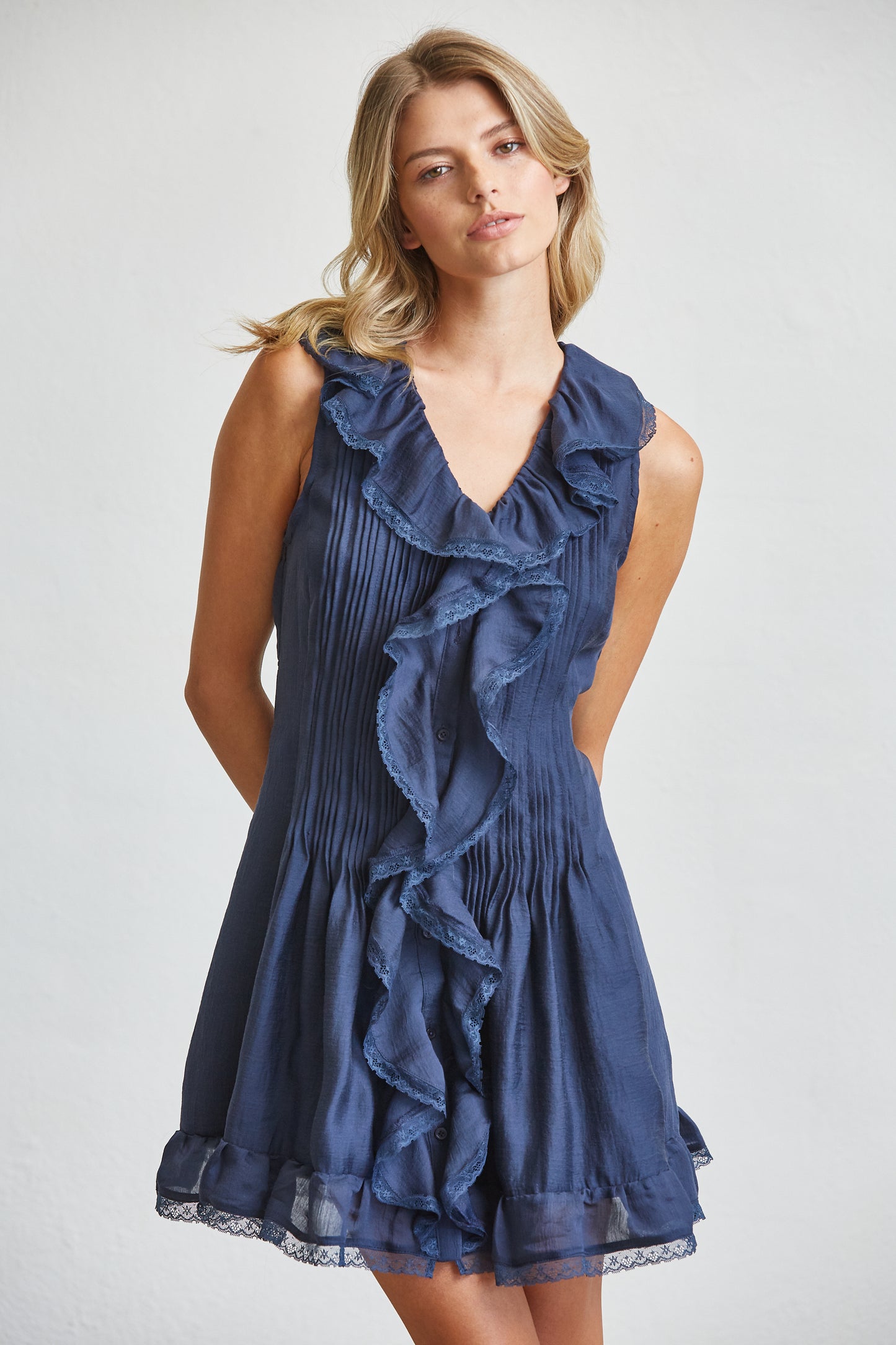 ROMANTIC BOHO SUMMER DAY MINI DRESS