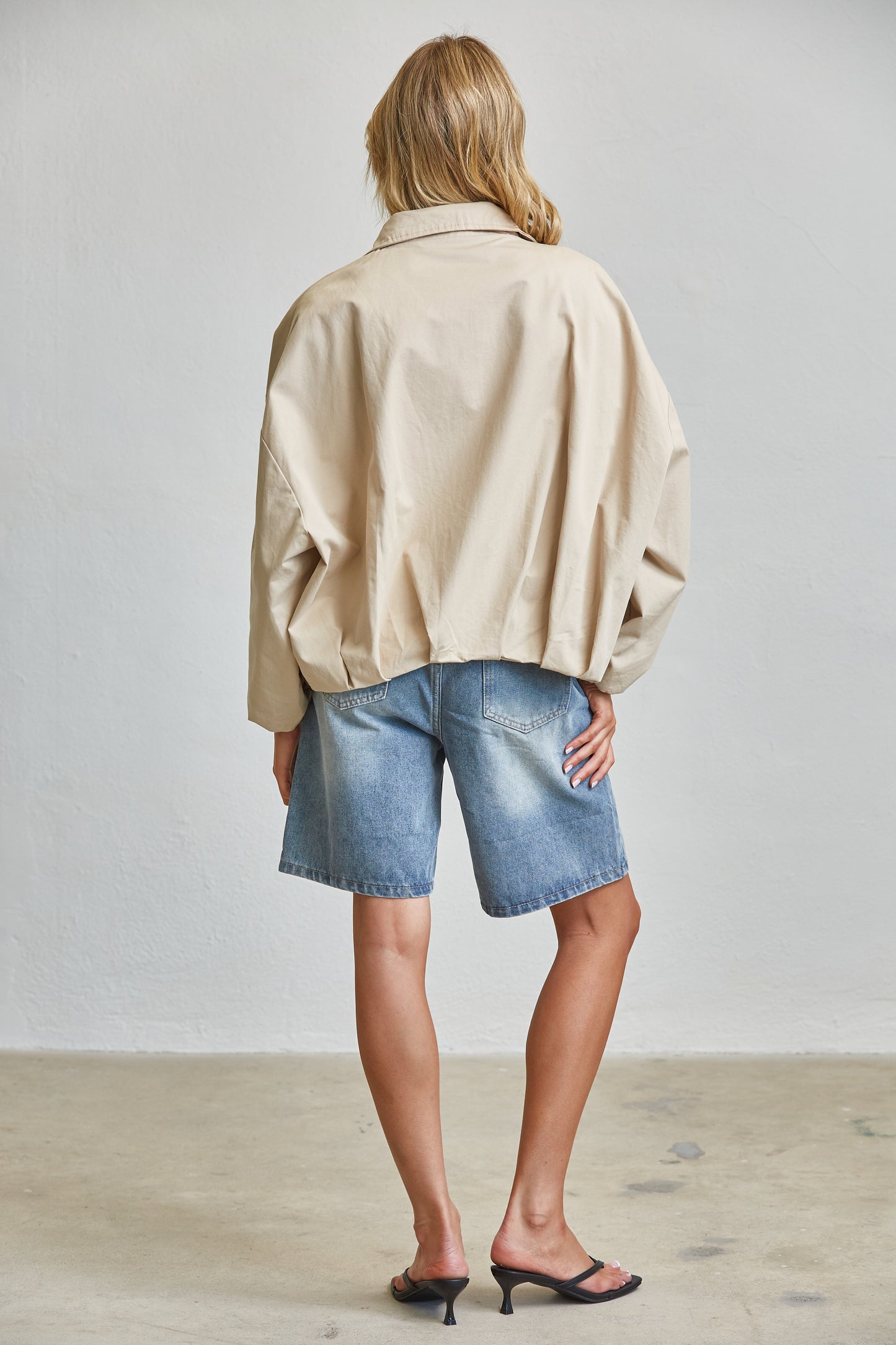 FUNNEL NECK BALLON JACKET