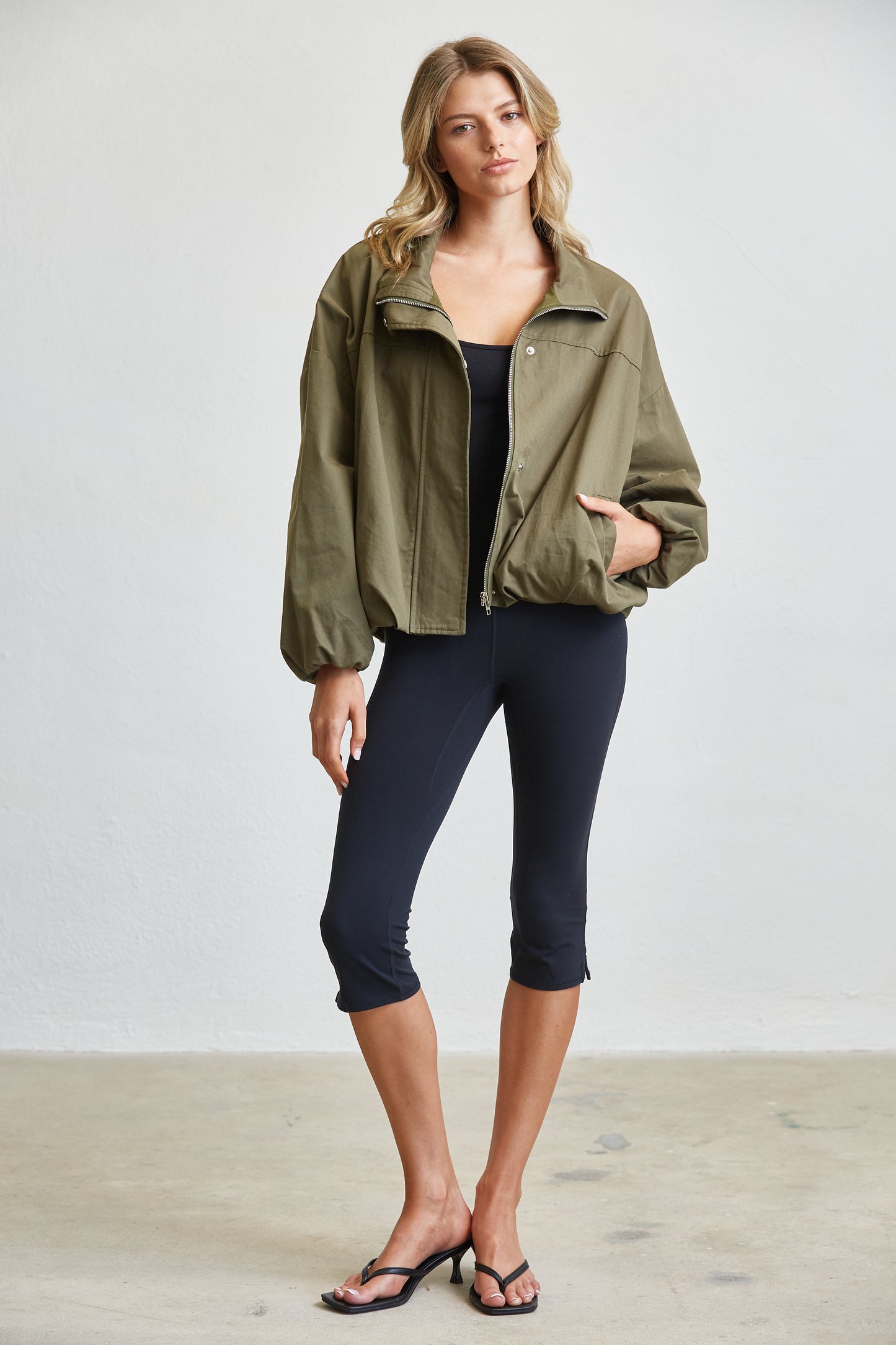 FUNNEL NECK BALLON JACKET