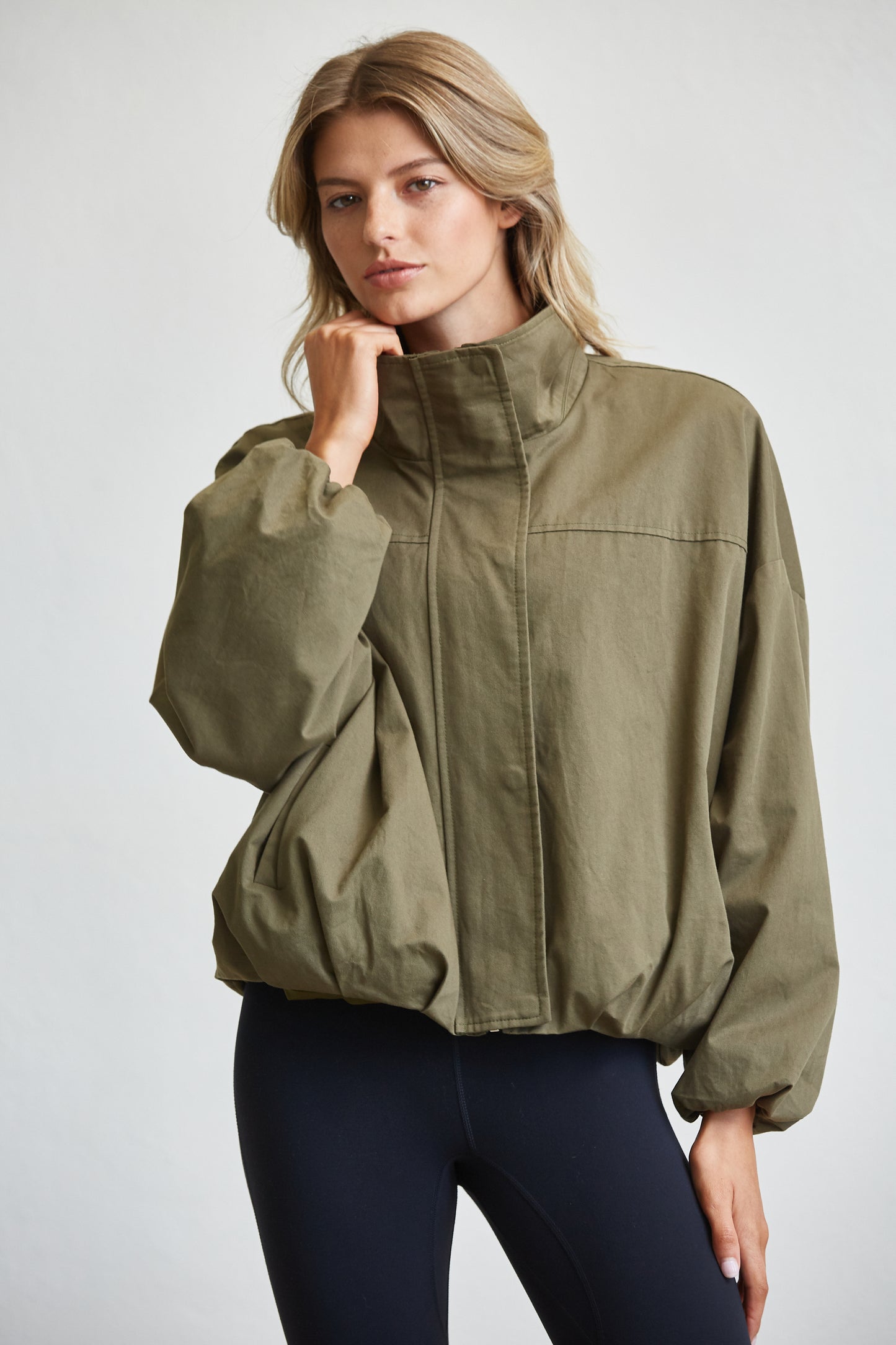 FUNNEL NECK BALLON JACKET