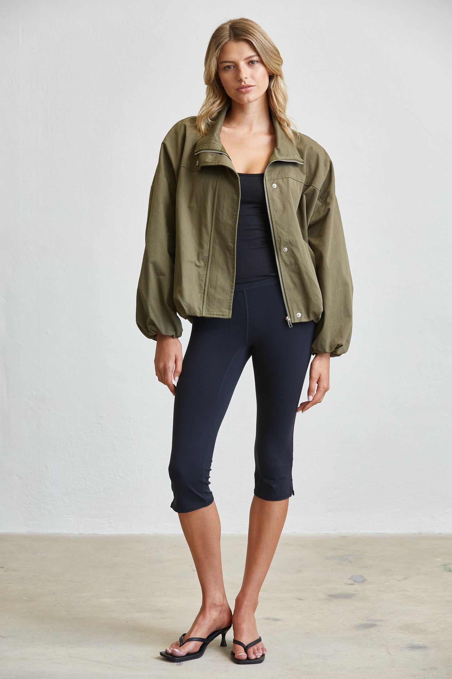 FUNNEL NECK BALLON JACKET