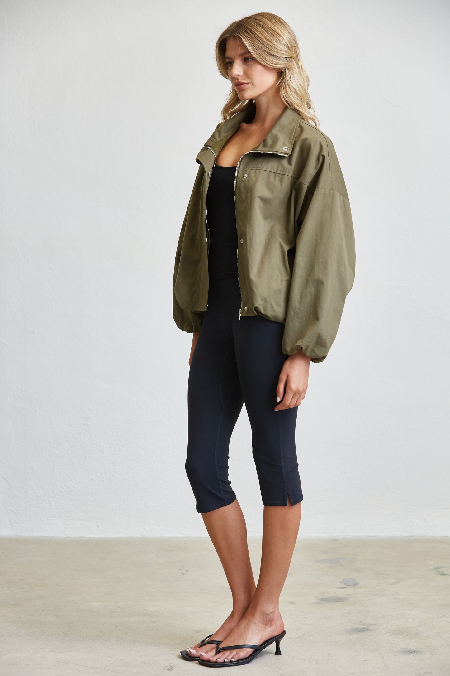 FUNNEL NECK BALLON JACKET