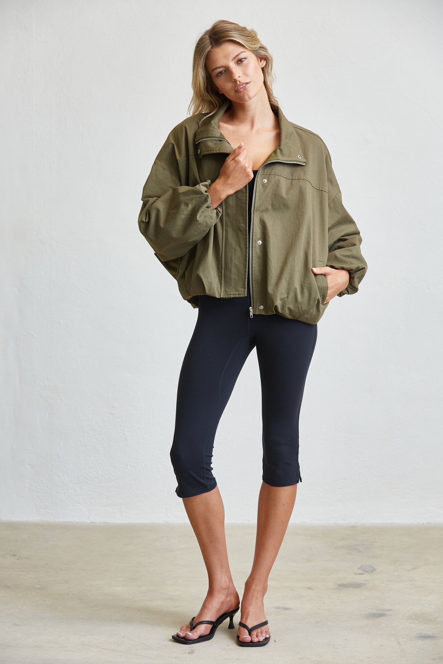 FUNNEL NECK BALLON JACKET