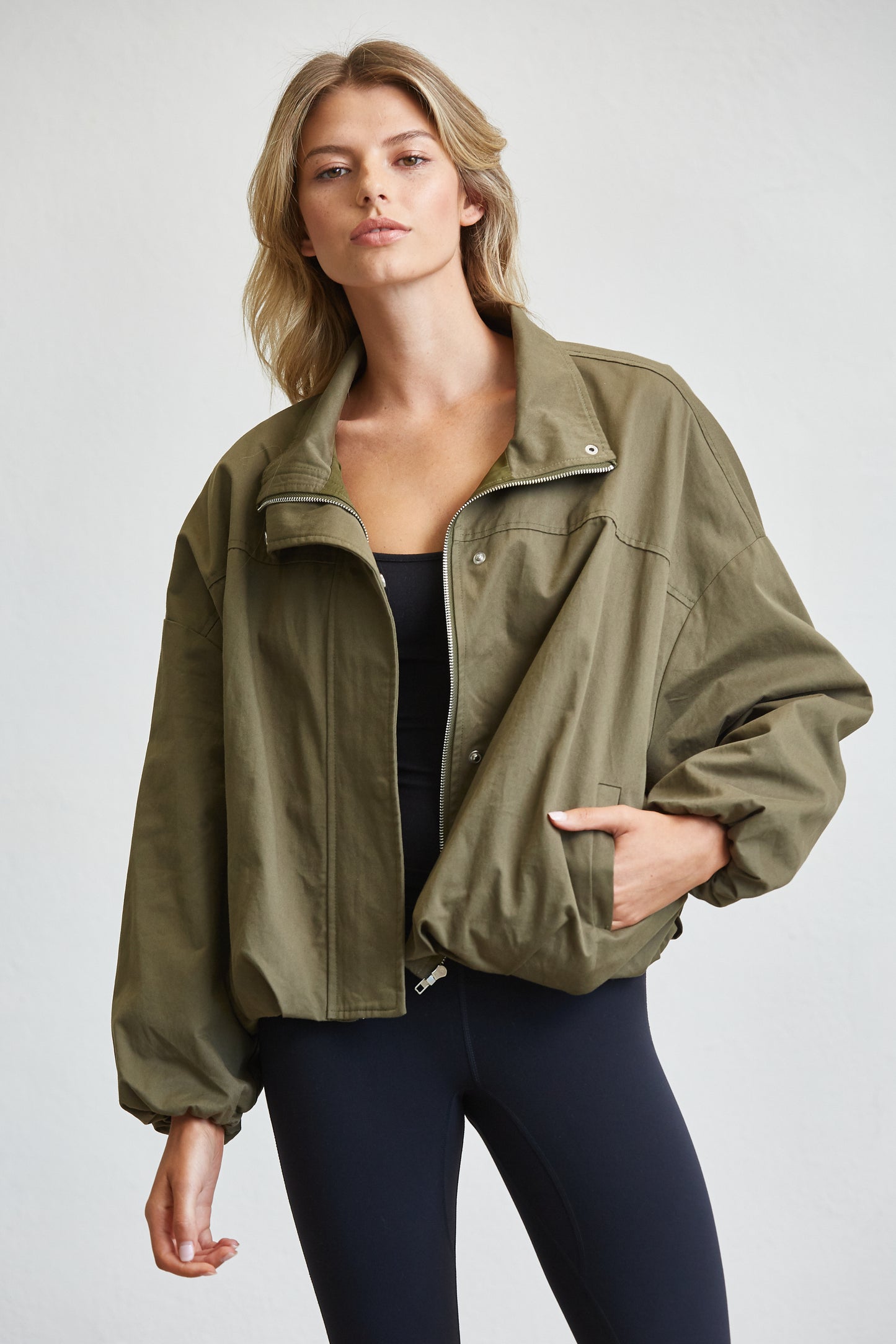 FUNNEL NECK BALLON JACKET