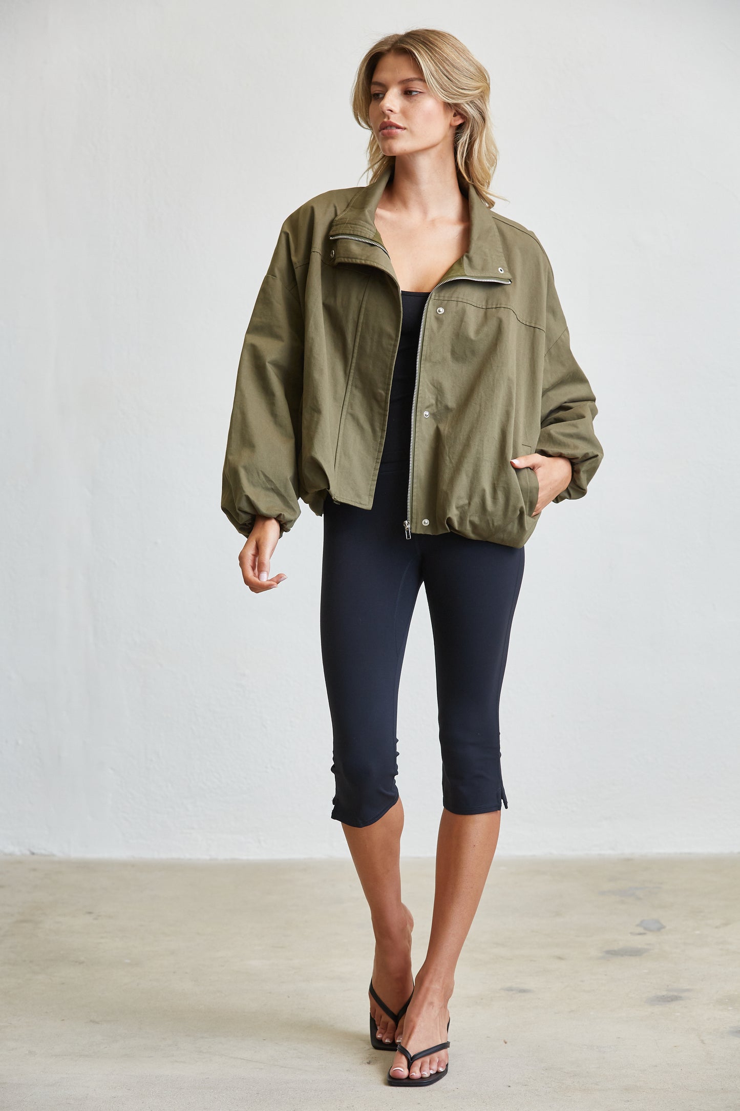 FUNNEL NECK BALLON JACKET
