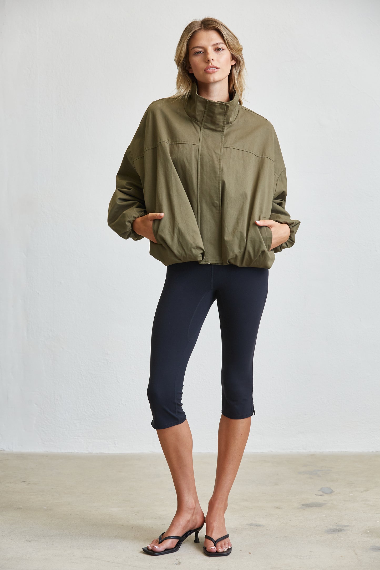 FUNNEL NECK BALLON JACKET