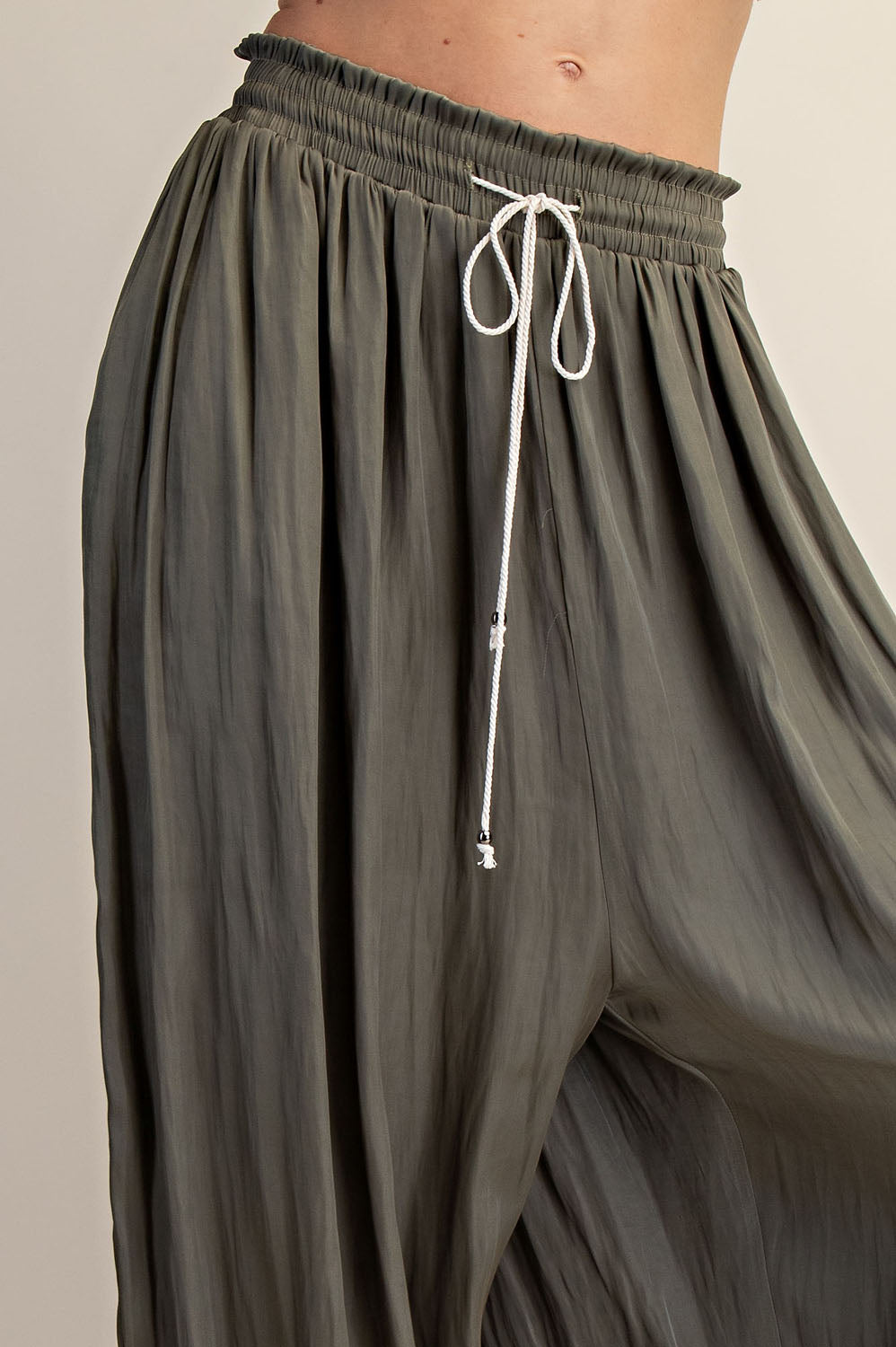 BOHO SATIN BALLON PANTS