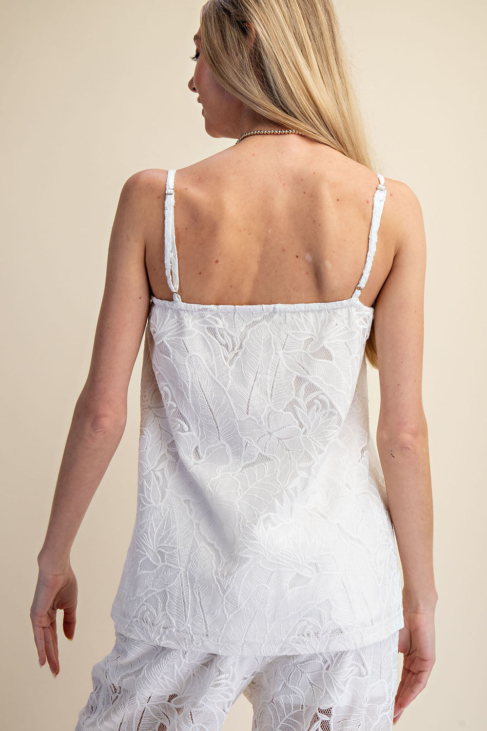 LACE BREEZE RELAXED TOP & WIDE LEG PANTS SET