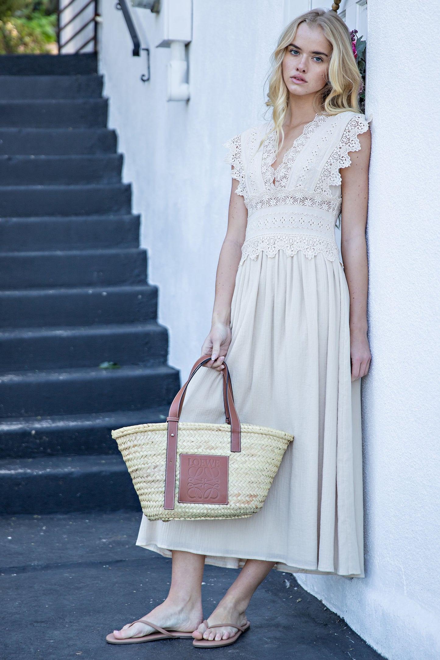 LACE TOP MAXI DRESS