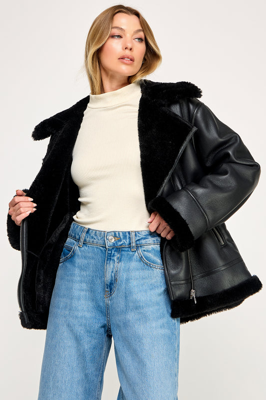 OVERSIZED PILOT JACKET