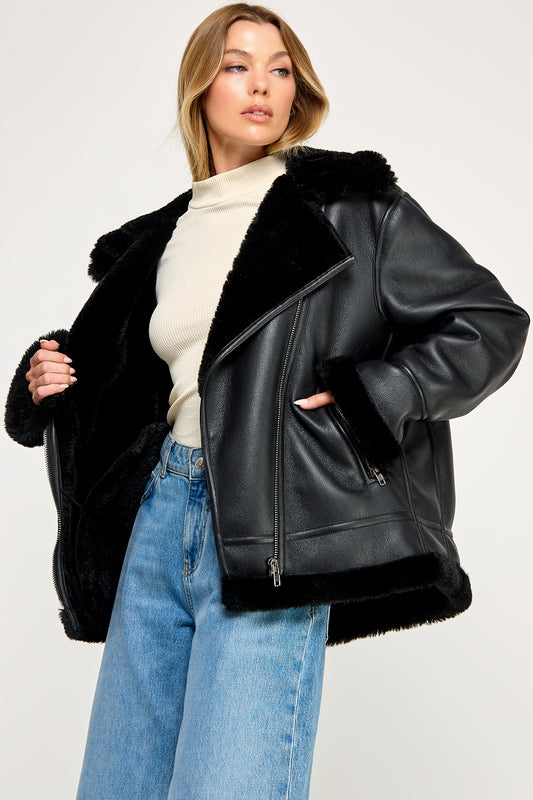OVERSIZED PILOT JACKET