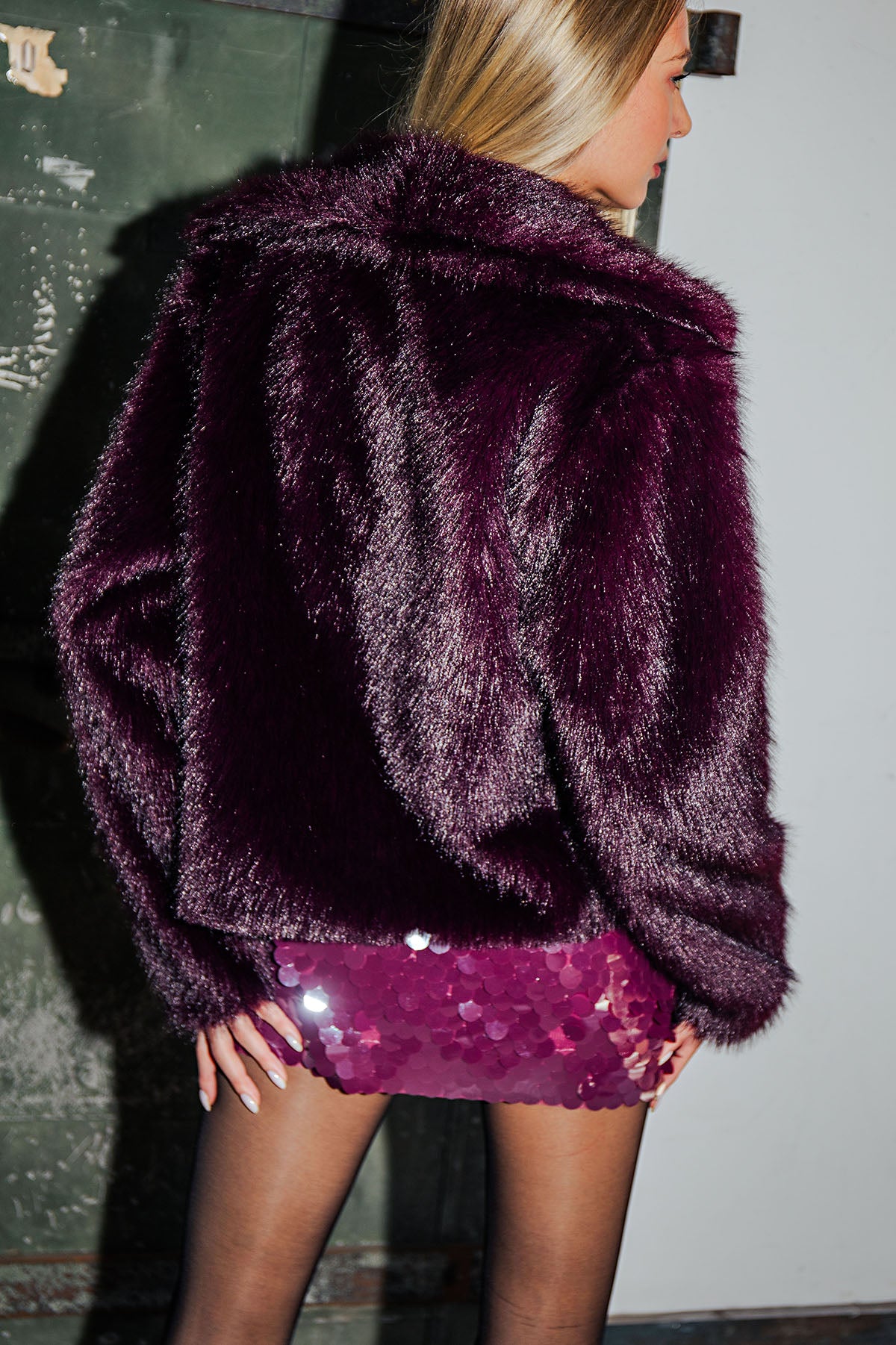 LUXE FAUX FUR JACKET