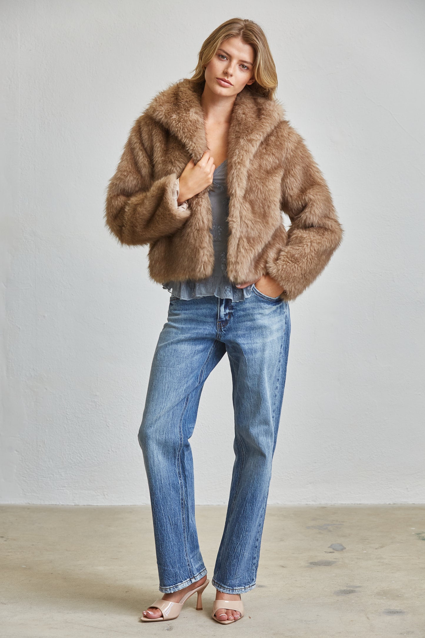 LUXE FAUX FUR JACKET