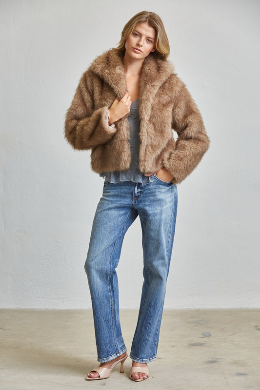 LUXE FAUX FUR JACKET