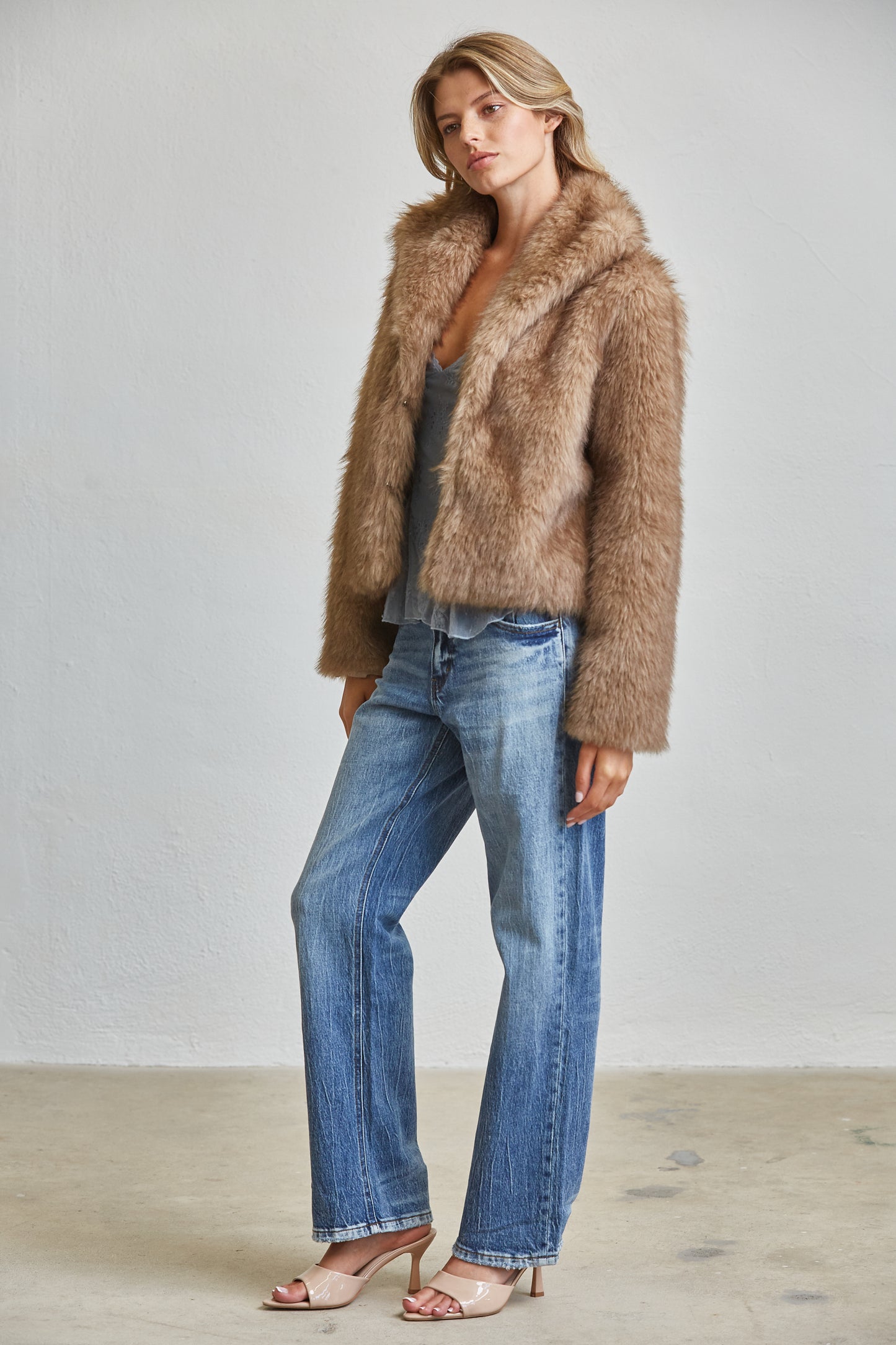 LUXE FAUX FUR JACKET