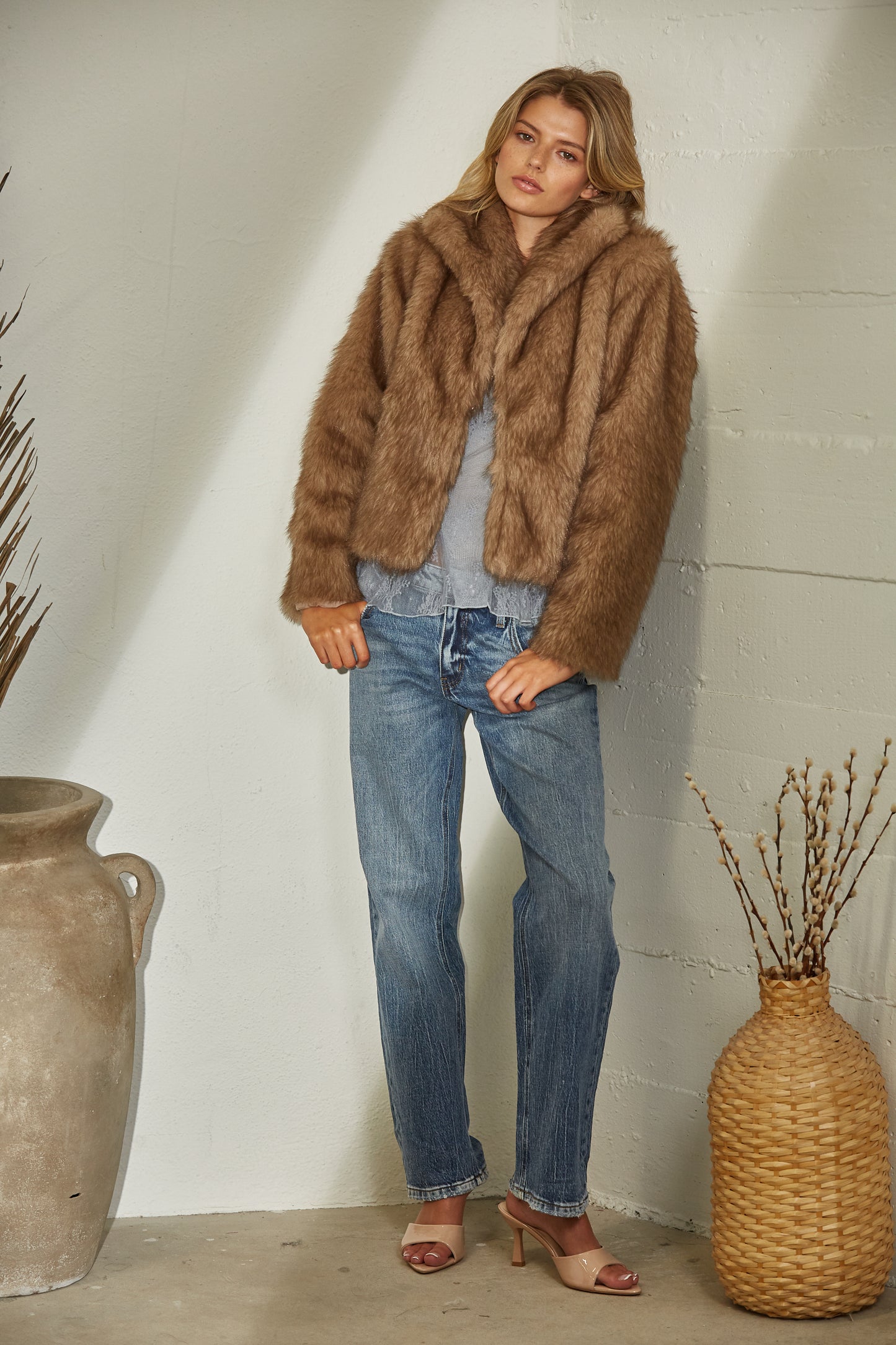 LUXE FAUX FUR JACKET