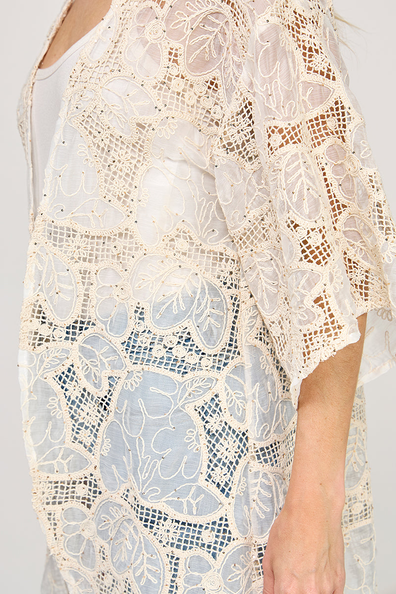 ETHEREAL LACE KIMONO CARDIGAN